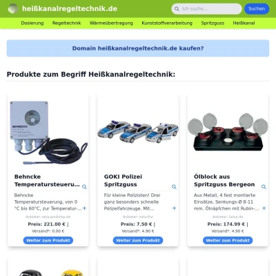 Screenshot heißkanalregeltechnik.de