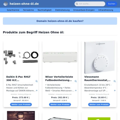 Screenshot heizen-ohne-öl.de