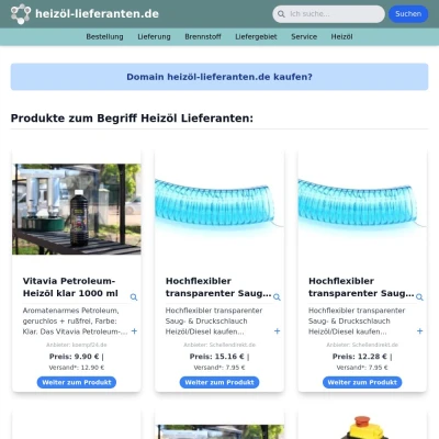 Screenshot heizöl-lieferanten.de