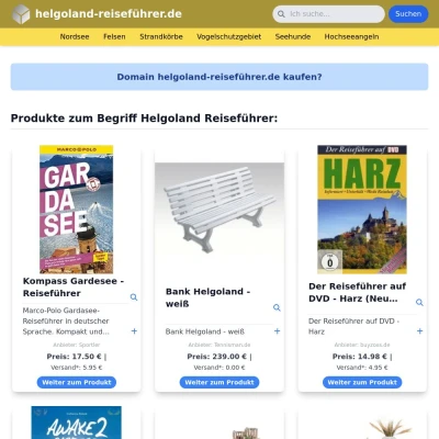 Screenshot helgoland-reiseführer.de