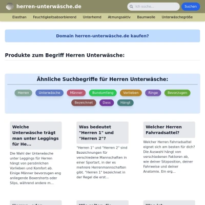 Screenshot herren-unterwäsche.de