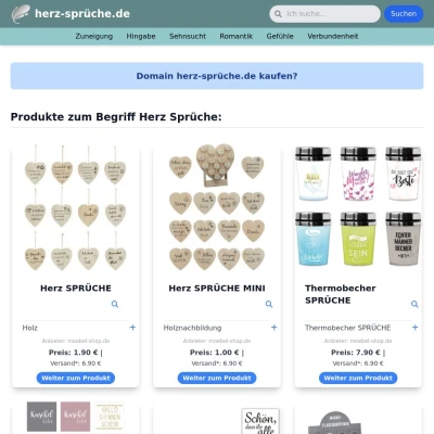 Screenshot herz-sprüche.de