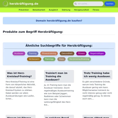 Screenshot herzkräftigung.de