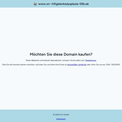 Screenshot hüftgelenksdysplasie.de