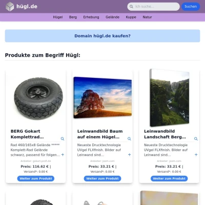 Screenshot hügl.de