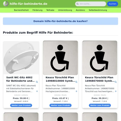 Screenshot hilfe-für-behinderte.de
