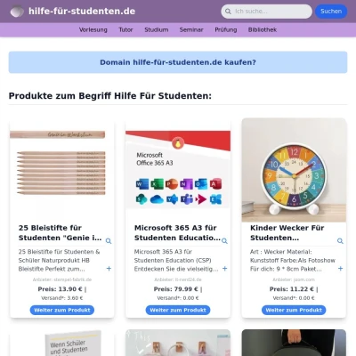 Screenshot hilfe-für-studenten.de