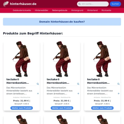 Screenshot hinterhäuser.de