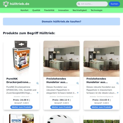 Screenshot hülltrieb.de