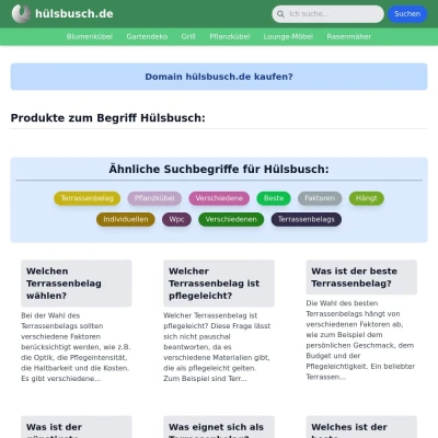 Screenshot hülsbusch.de