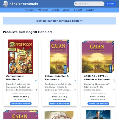 Screenshot händler-center.de