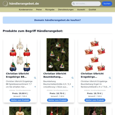 Screenshot händlerangebot.de