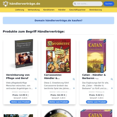 Screenshot händlerverträge.de