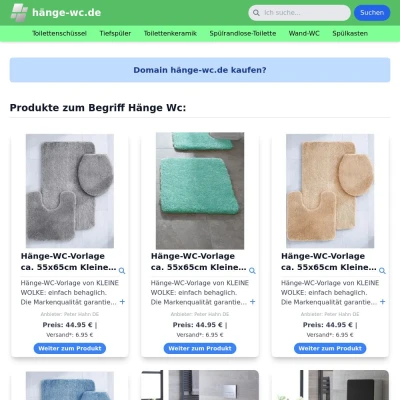 Screenshot hänge-wc.de