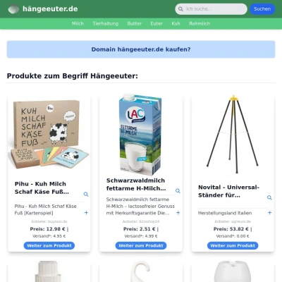 Screenshot hängeeuter.de