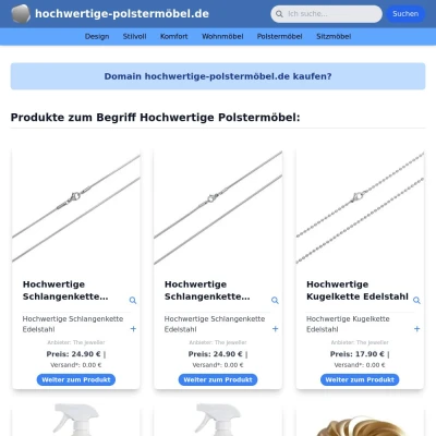 Screenshot hochwertige-polstermöbel.de