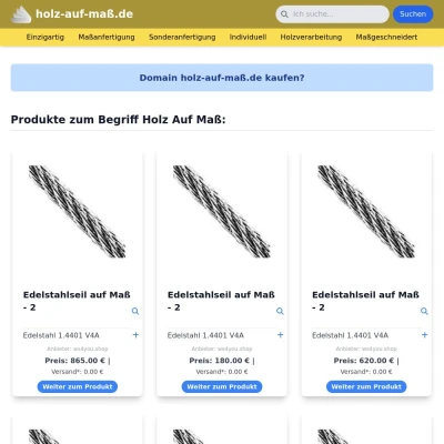 Screenshot holz-auf-maß.de