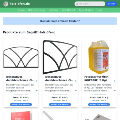 Screenshot holz-öfen.de