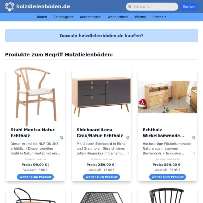 Screenshot holzdielenböden.de