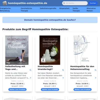 Screenshot homöopathie-osteopathie.de