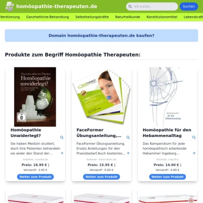 Screenshot homöopathie-therapeuten.de