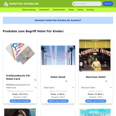 Screenshot hotel-für-kinder.de