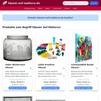 Screenshot häuser-auf-mallorca.de