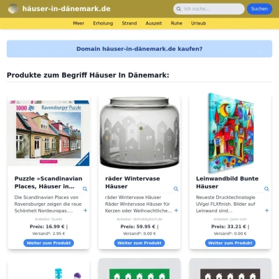 Screenshot häuser-in-dänemark.de