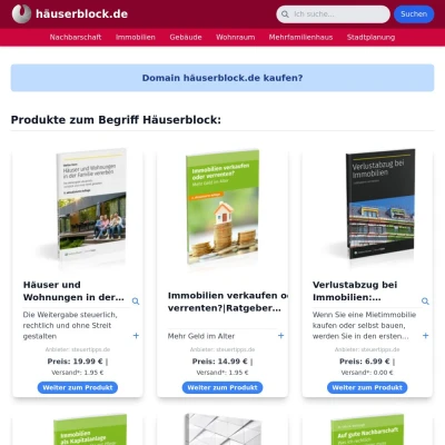 Screenshot häuserblock.de
