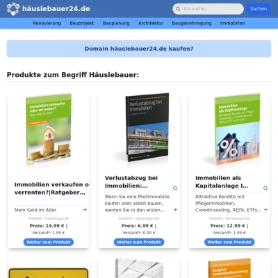 Screenshot häuslebauer24.de