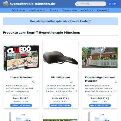 Screenshot hypnotherapie-münchen.de