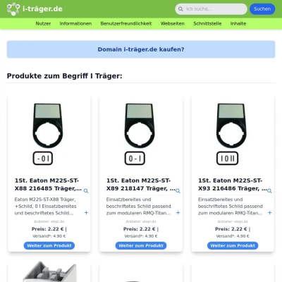 Screenshot i-träger.de