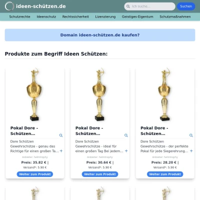 Screenshot ideen-schützen.de