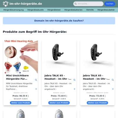 Screenshot im-ohr-hörgeräte.de