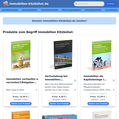 Screenshot immobilien-kitzbühel.de