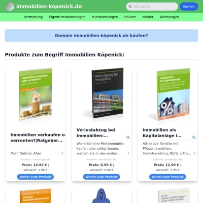 Screenshot immobilien-köpenick.de