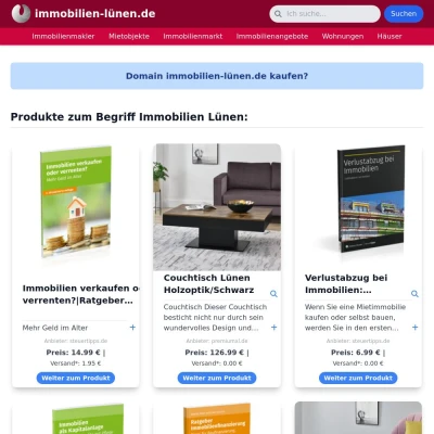 Screenshot immobilien-lünen.de