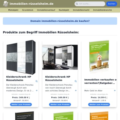 Screenshot immobilien-rüsselsheim.de