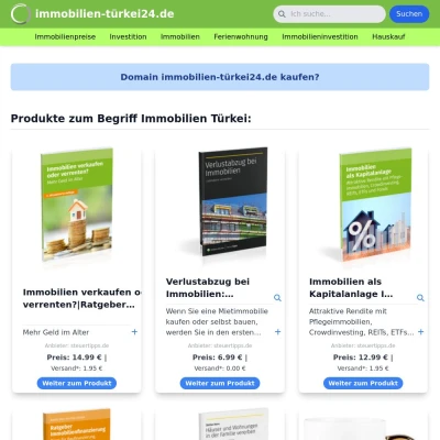 Screenshot immobilien-türkei24.de