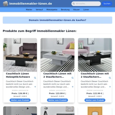 Screenshot immobilienmakler-lünen.de