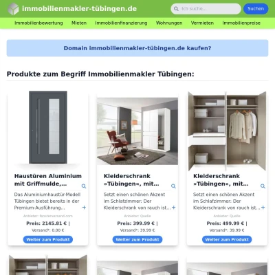 Screenshot immobilienmakler-tübingen.de