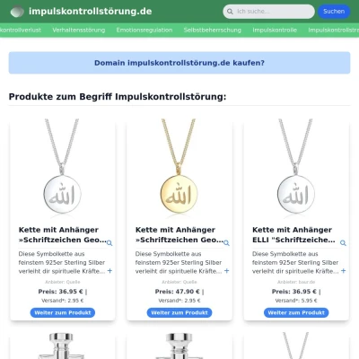 Screenshot impulskontrollstörung.de