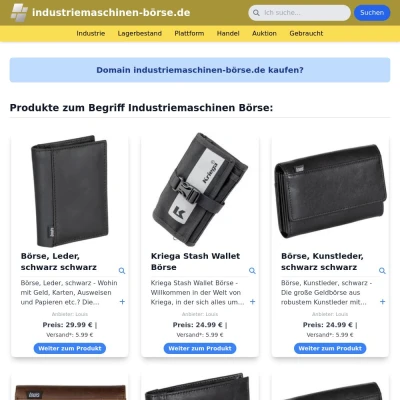 Screenshot industriemaschinen-börse.de