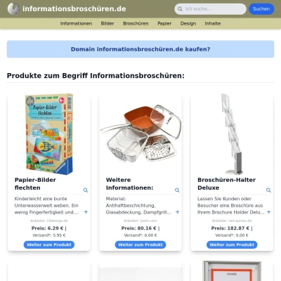 Screenshot informationsbroschüren.de