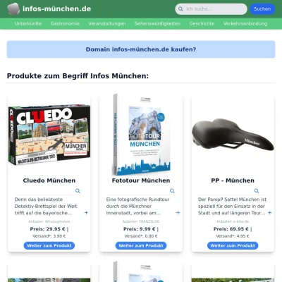 Screenshot infos-münchen.de