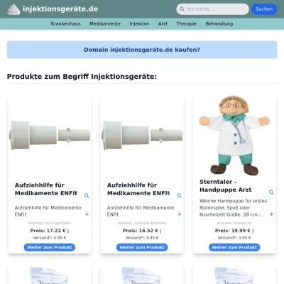 Screenshot injektionsgeräte.de