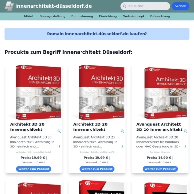 Screenshot innenarchitekt-düsseldorf.de