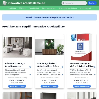 Screenshot innovative-arbeitsplätze.de