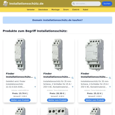 Screenshot installationsschütz.de