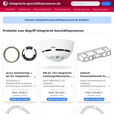 Screenshot integrierte-geschäftsprozesse.de